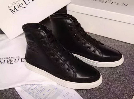 Alexander McQueen High-Top Fashion Men Shoes--001